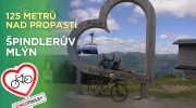 Standa Bartůšek letěl 125 metrů nad propastí! Cyklotoulky: Špindlerův Mlýn