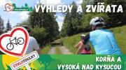 Korňa a Vysoká nad Kysucou: výhledy i zvířata na na cestách